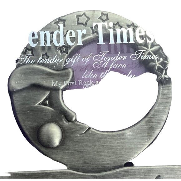 Vtg Tender Times My First Rock A Bye Frame Rocking Horse Baby Rocks Pewter NIB - Picture 2 of 10